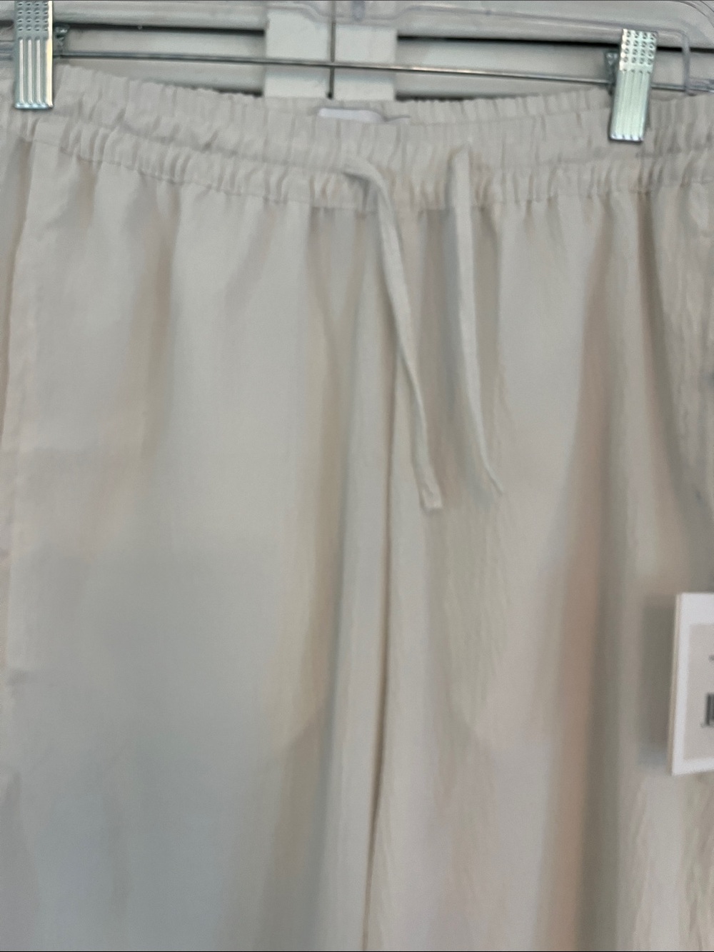 Onia Chloe Wide Leg Pants White NWT - Picture 6 of 9